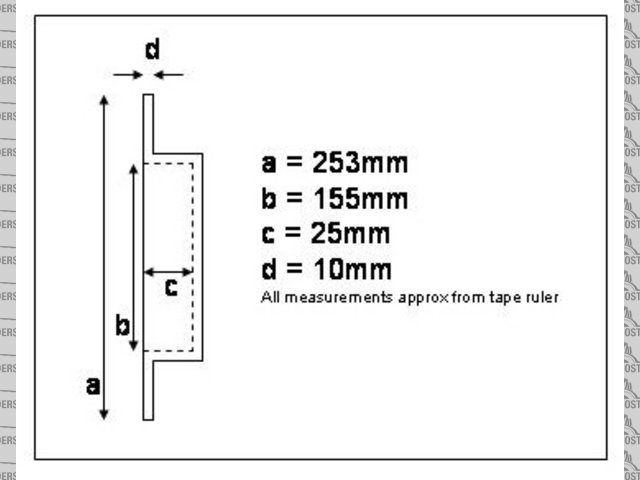 Rear Disk (Drawing)